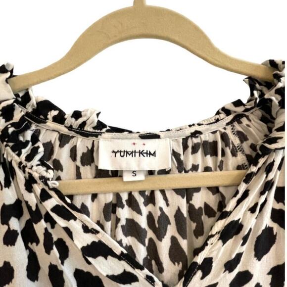 Maternity Dress Anthropologie x Yumi Kim Leopard Ivory Aura Size Small - Picture 8 of 13